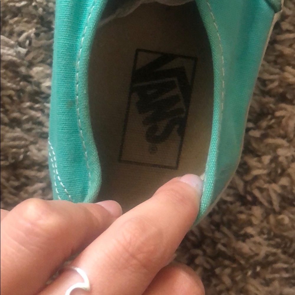 Turquoise Vans - Picture 4 of 4